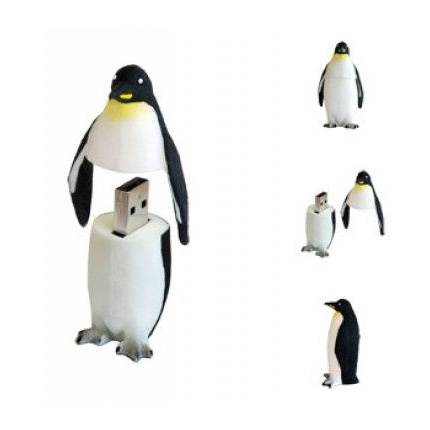 Maßgefertigte USB-Stick in Form eines Pinguins - Topgiving